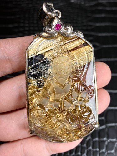 金身鈦晶黃財神