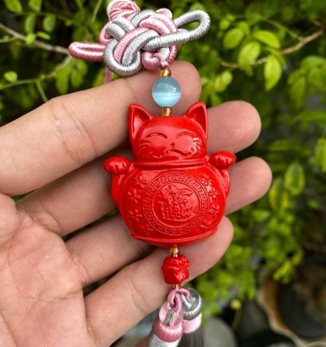 硃砂招財貓