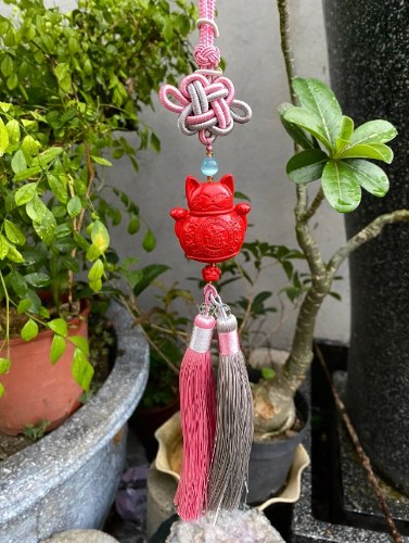 硃砂招財貓