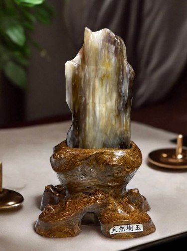 6AA級樹化玉擺件 6AA級樹化玉擺件