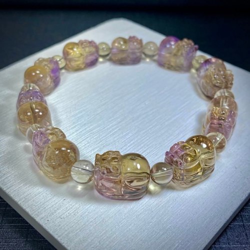 紫黃晶貔貅