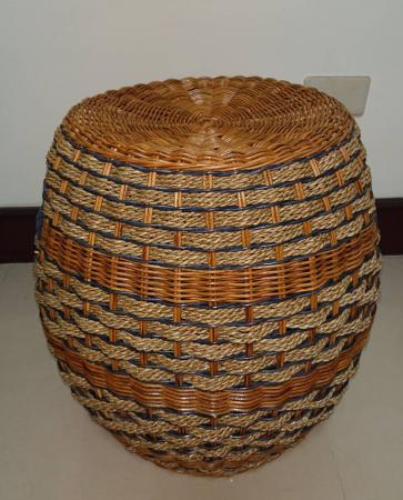 圓型編織藤椅