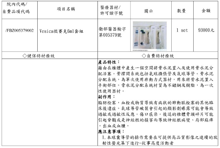 Vesica微賽克6ml套組