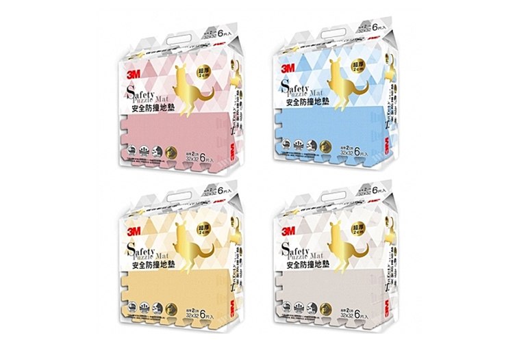 3M 安全防撞地墊6片裝