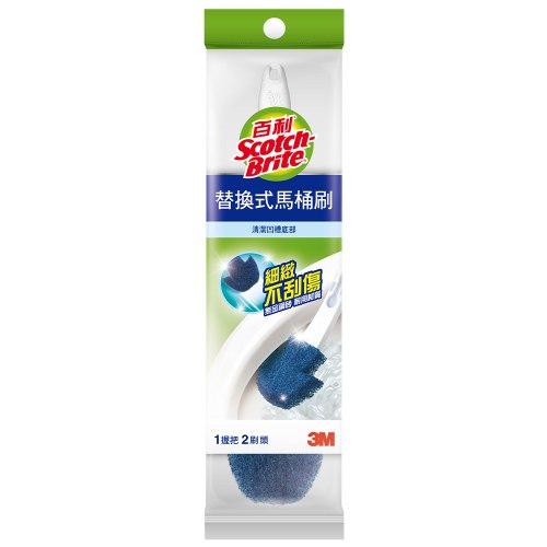 3M 馬桶刷1柄+2刷頭(無清潔劑)