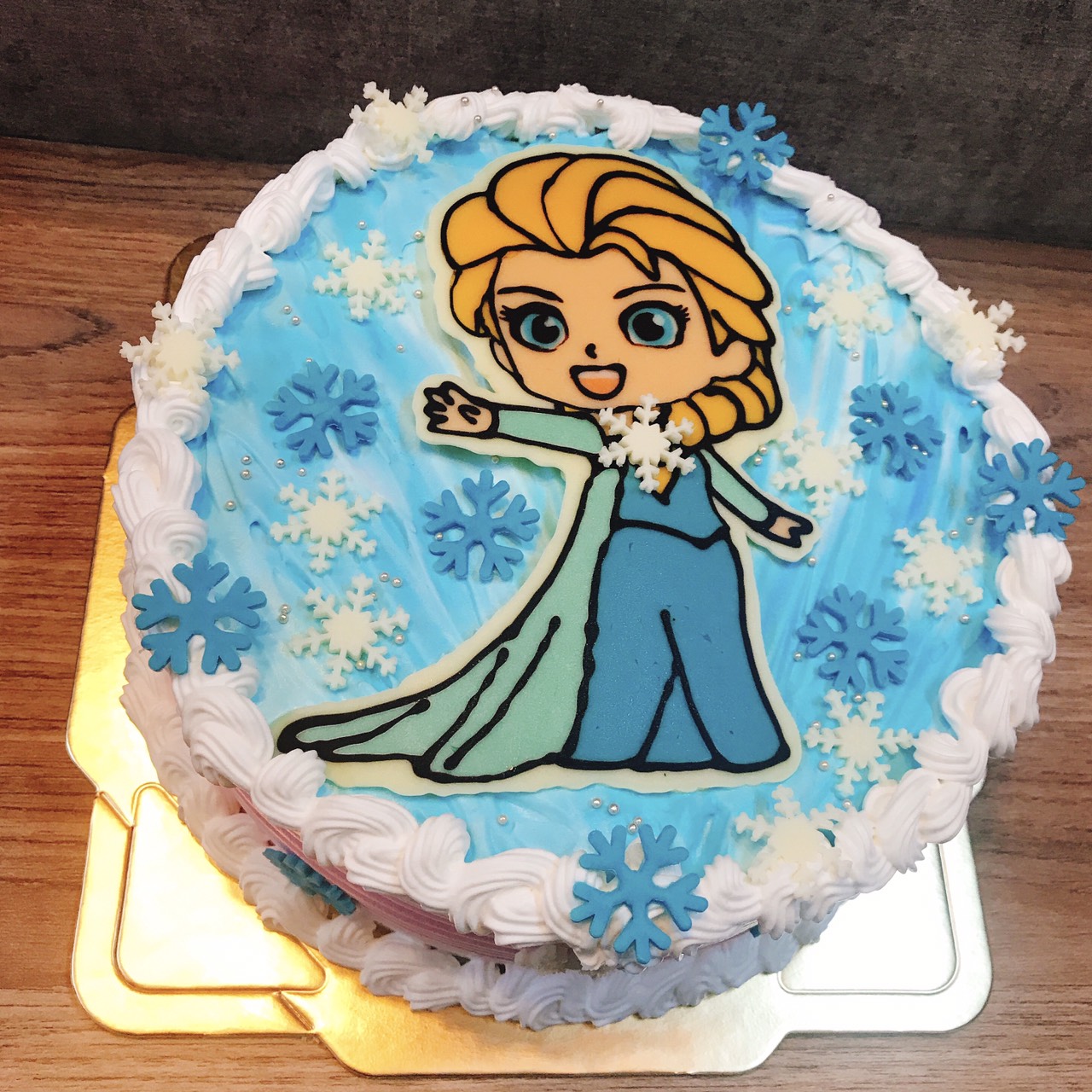 Connie's Home Sweets: 產品編號: A2871 Frozen Cake Elsa Cake 冰雪奇緣蛋糕 魔雪奇緣蛋糕