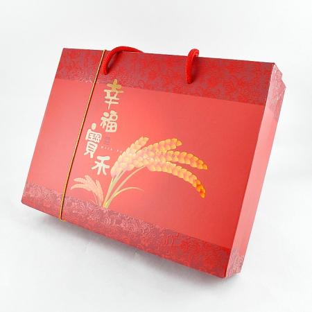 [喝茶禮盒]幸福寶禾喜米禮盒-金色穗月1kg*2入