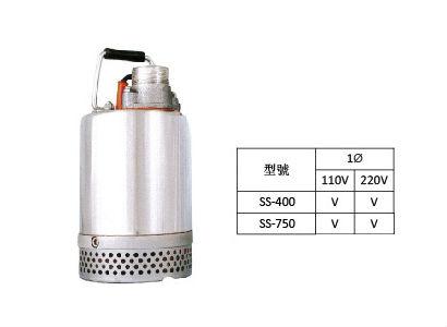 輕便型全不鏽鋼污水泵浦