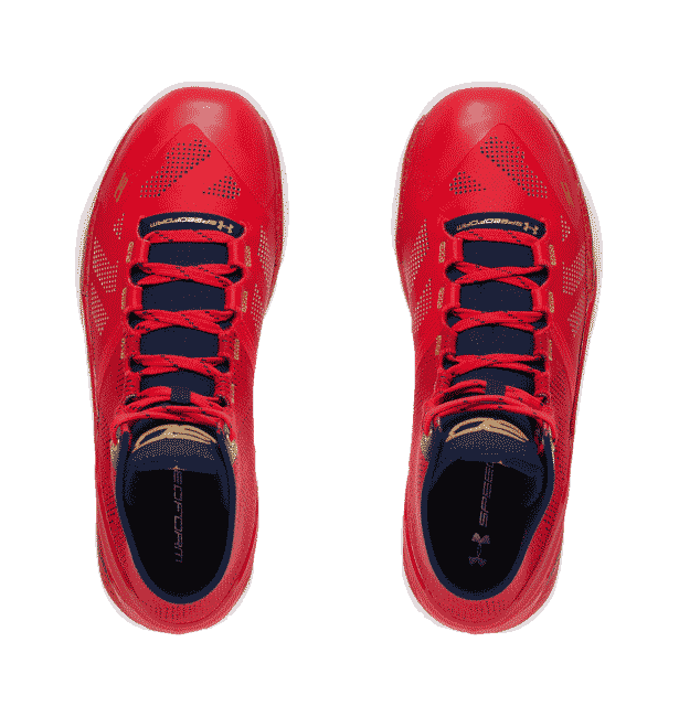 男子UA Curry Two籃球鞋(紅)
