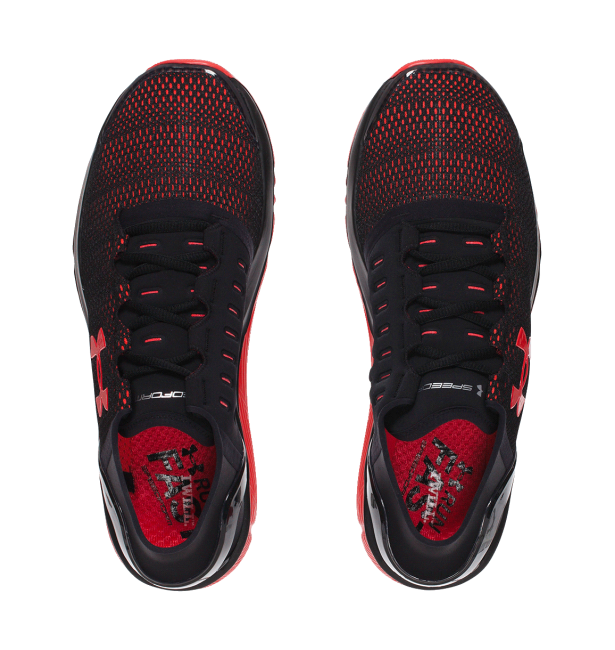 男子UA SpeedForm™ Apollo 2跑步鞋(紅黑)