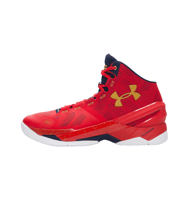 男子UA Curry Two籃球鞋(紅)