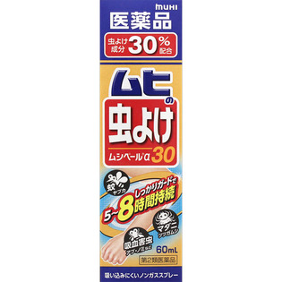 池田模範堂 ムヒの虫よけムシペールα30 ６０ｍｌ  【第２類医薬品】