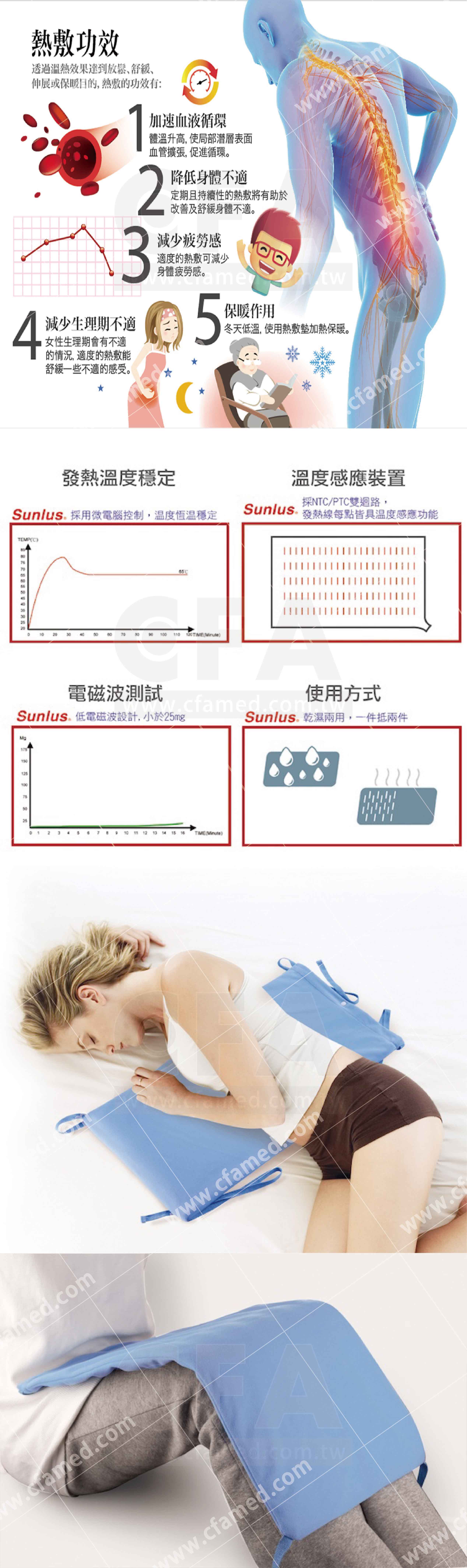 SP1001-MHP711 三樂事暖暖熱敷墊(大)