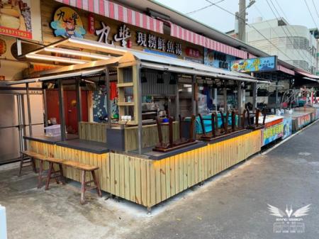 【興達港總店】戶外餐館規劃-商業空間+廣告招牌