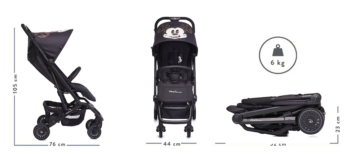 荷蘭 Disney Buggy XS 米奇黑