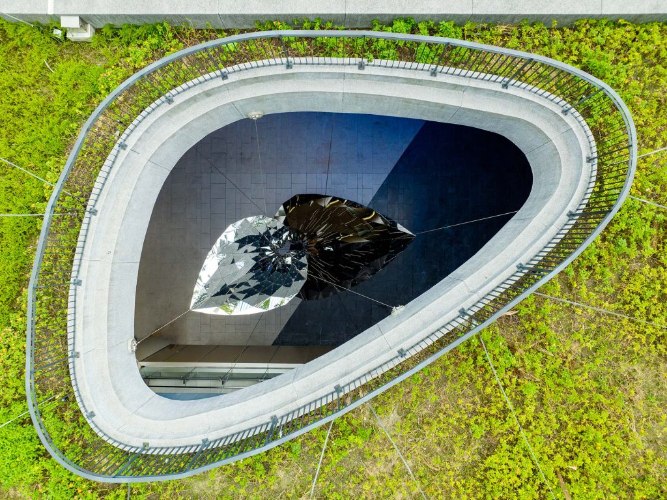 大巨蛋公共藝術『雨生光芽』