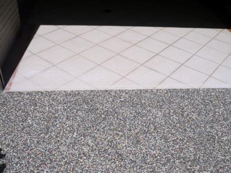 9710中華北路陳SIR騎樓抿石子工程