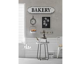 鐵制”Bakery”壁掛(白色&黑色)