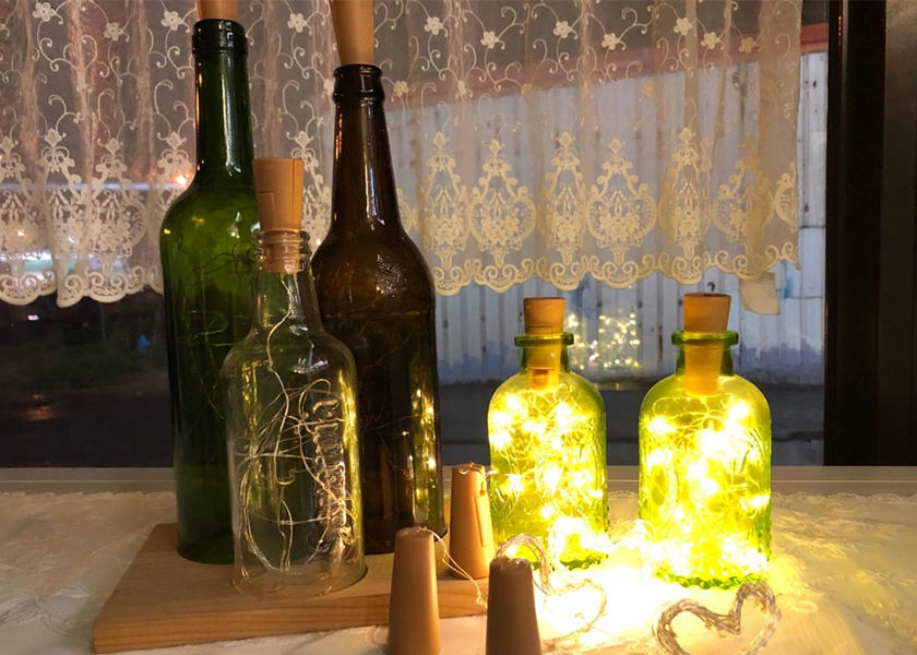 LED螢火蟲線燈~瓶塞款
