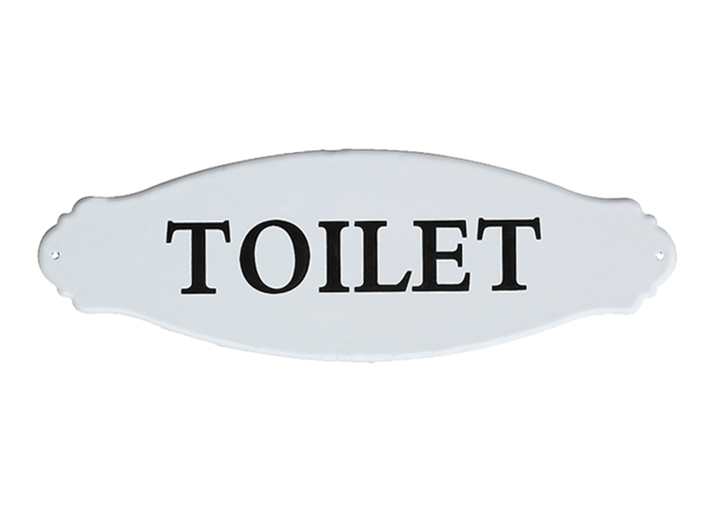 搪瓷 ”Toilet” 壁掛(白色)