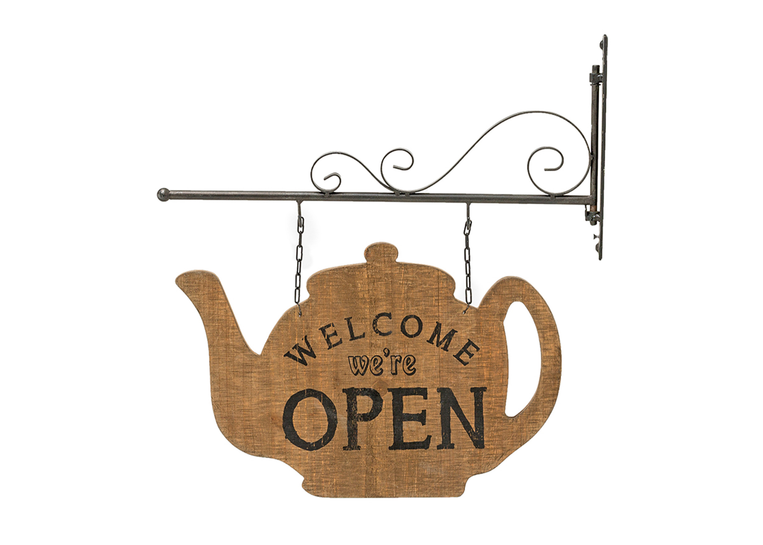 茶壺造型Open/Closed標識