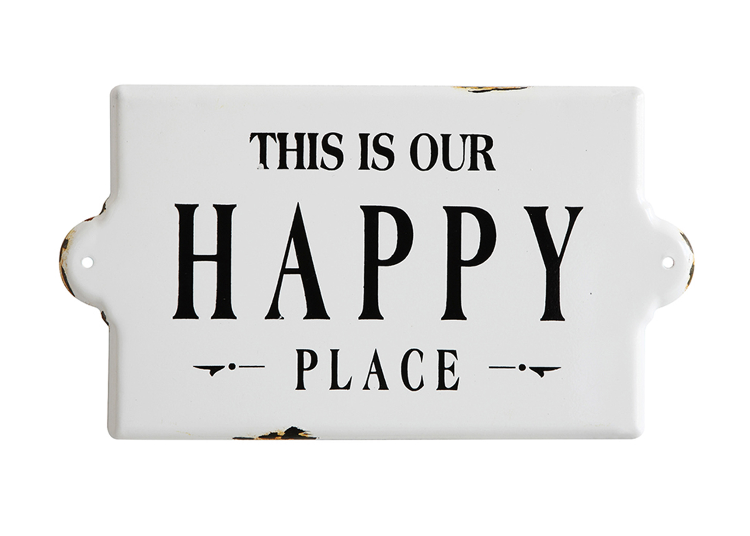 ” Happy Place ”搪瓷壁掛