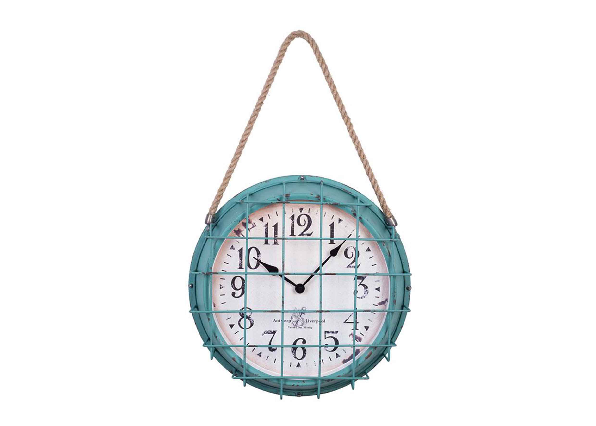 壁掛時鐘(水藍色)