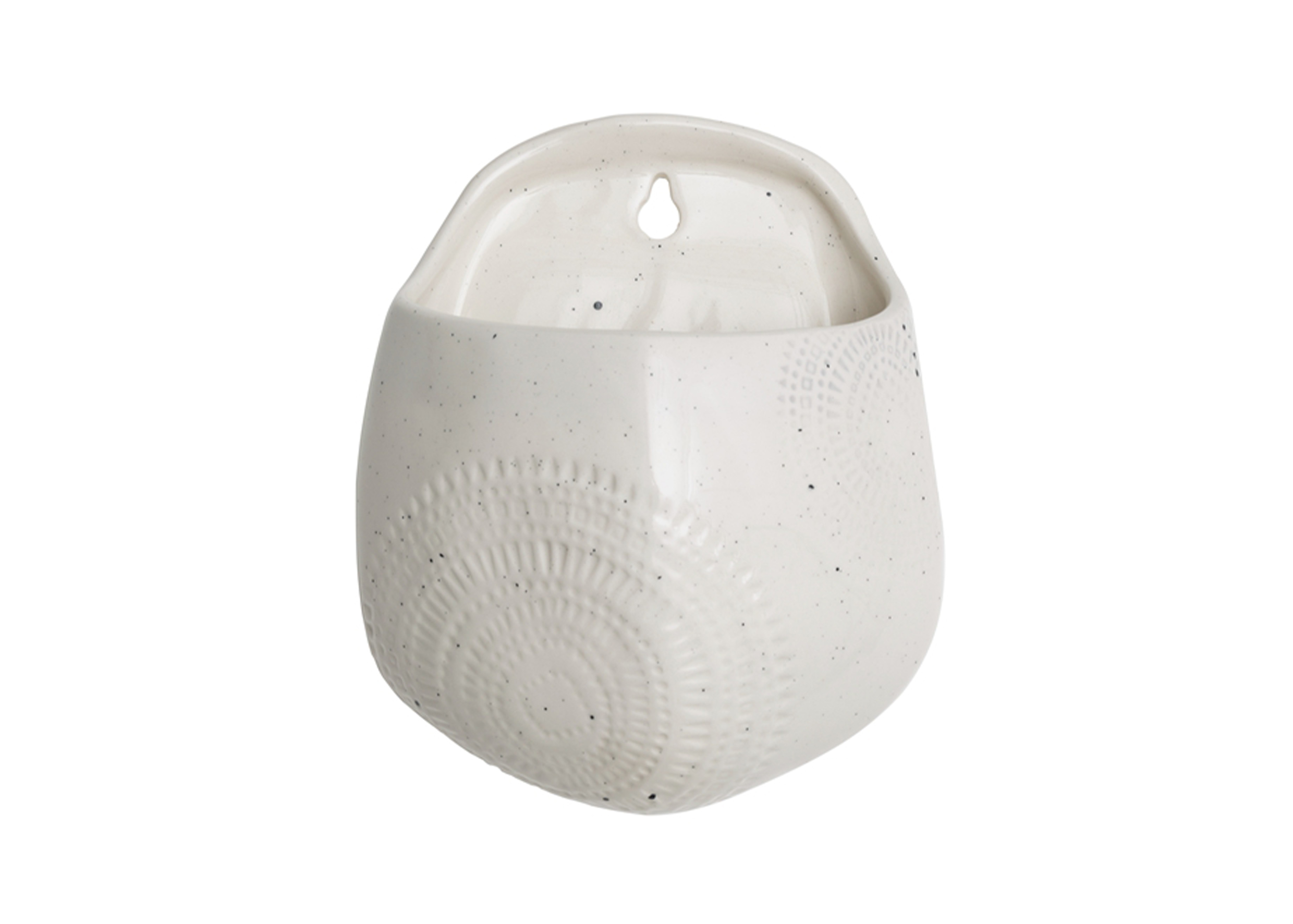 民族風陶瓷掛牆式花盆