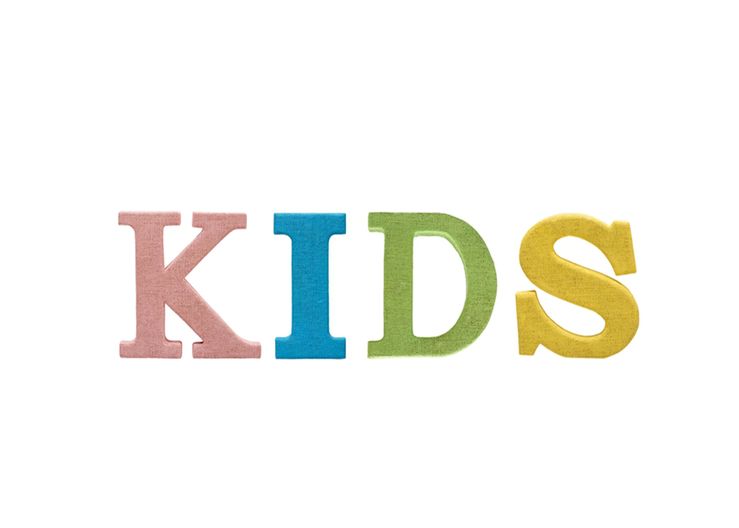 ”KIDS”標識-套四