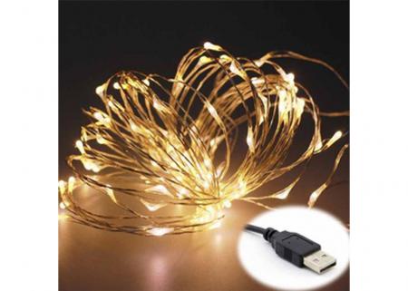 銅線LED燈串(USB)