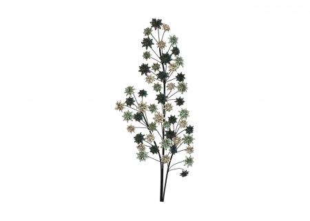 復古鐵制樹枝&花朵造型壁掛