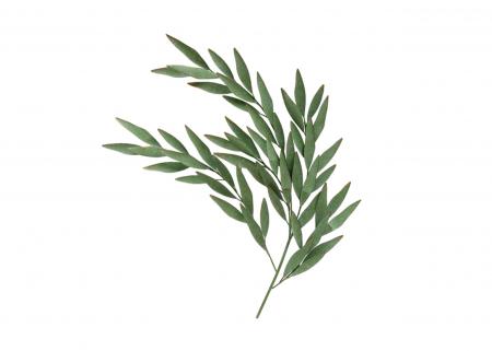 金屬樹葉裝飾壁掛(水綠色)