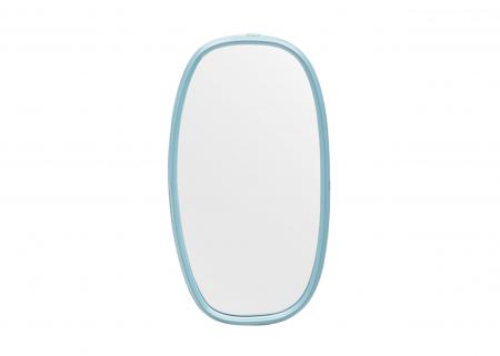 鐵制邊框壁掛鏡(淺藍色)