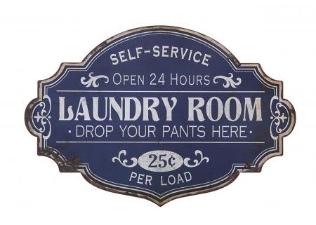 金屬“Laundry Room”壁掛