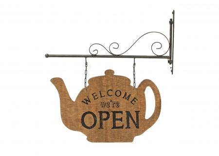 茶壺造型Open/Closed標識
