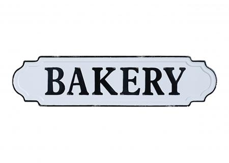 鐵制”Bakery”壁掛(白色&黑色)