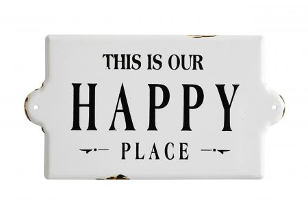 ” Happy Place ”搪瓷壁掛