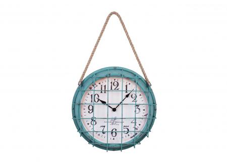 壁掛時鐘(水藍色)