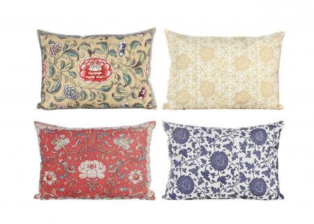 花卉圖案抱枕-四款