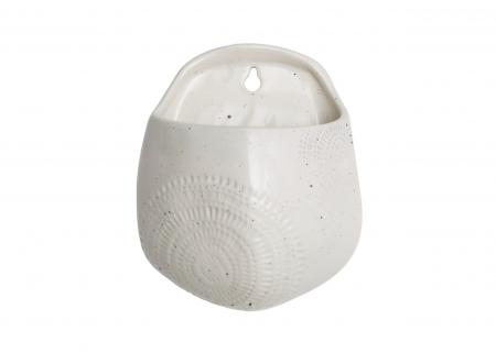 民族風陶瓷掛牆式花盆