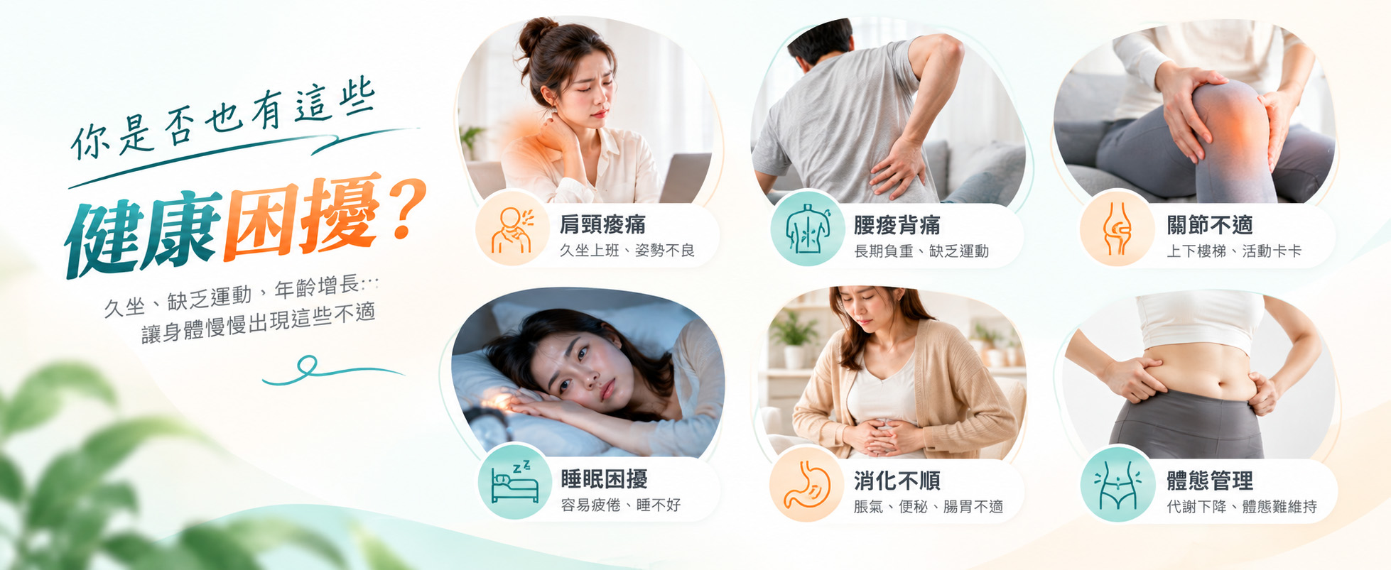 常見健康困擾