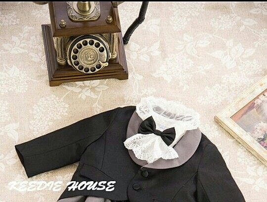 keedie house兒童禮服出租/攝影造型/花童服~男童baby童話王子燕尾禮服60~70cm