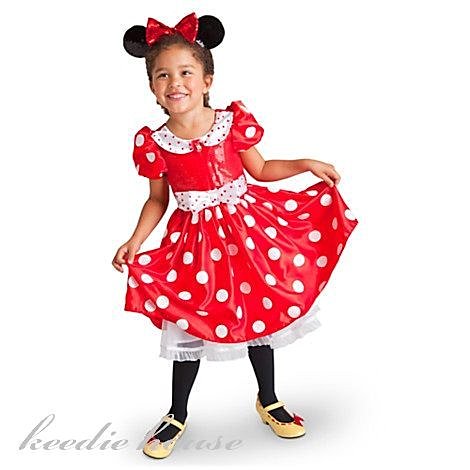Keedie house兒童造型服出租/寫真攝影造型/萬聖節/聖誕節表演服~可愛米妮造型裝(紅色款A)