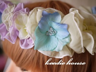 Keedie house兒童禮服出租/攝影造型/表演服/畢業/花童/1602獨家設計手工禮服花神芙洛菈 110-115