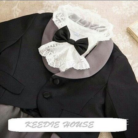 keedie house兒童禮服出租/攝影造型/花童服~男童baby童話王子燕尾禮服60~70cm