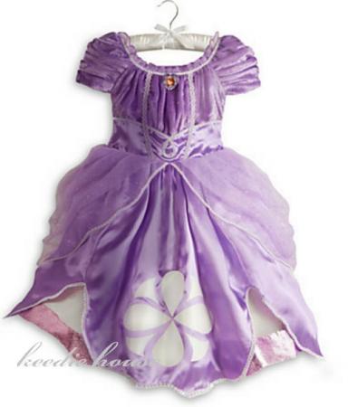 Keedie house兒童造型服出租/寫真攝影造型/萬聖節/聖誕節表演服~蘇菲亞公主裝2T+配件組