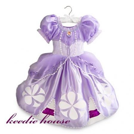 Keedie house兒童造型服出租/寫真攝影造型/萬聖節/聖誕節表演服~2016蘇菲亞公主裝2T