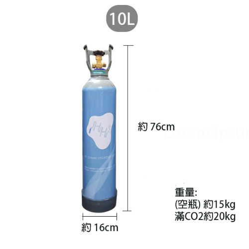 10L高純度氮氣食品全新鋼瓶