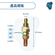 中型切割火口 切斷火口 1號 2號 3號 乙炔用 瓦斯用