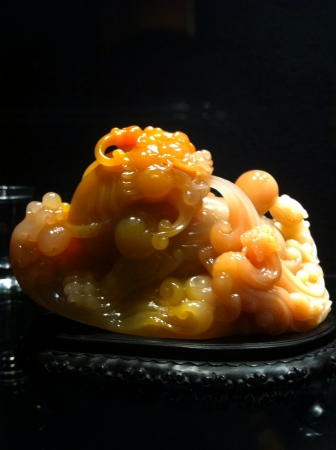 麒麟巴林凍雕件